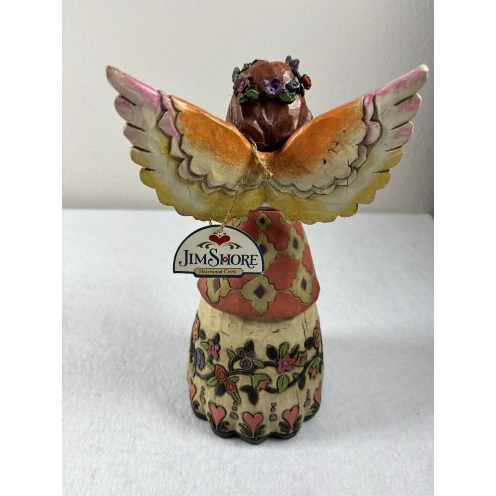 Jim Shore Angel of Gratefulness Heartwood Creek Figurine 2002 10" 108921 - Picture 2 of 7